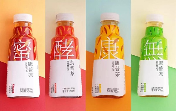 茶產品包裝設計,請賜酵康普茶,茶產品包裝設計分析